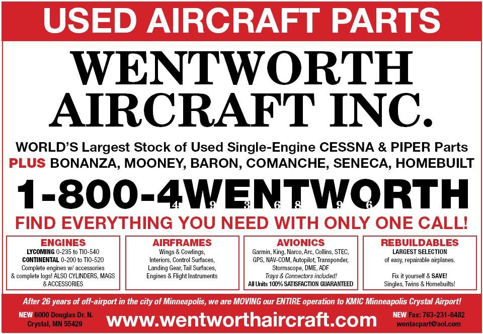 WENTWORTHAIRCRAFTINC eBay Stores