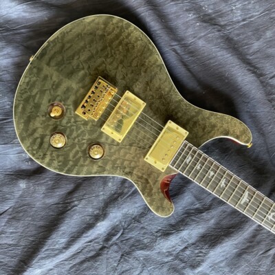 Custom SE 24 Electric Guitar Quilted Maple Top Tremolo Bridge Gold Hardware