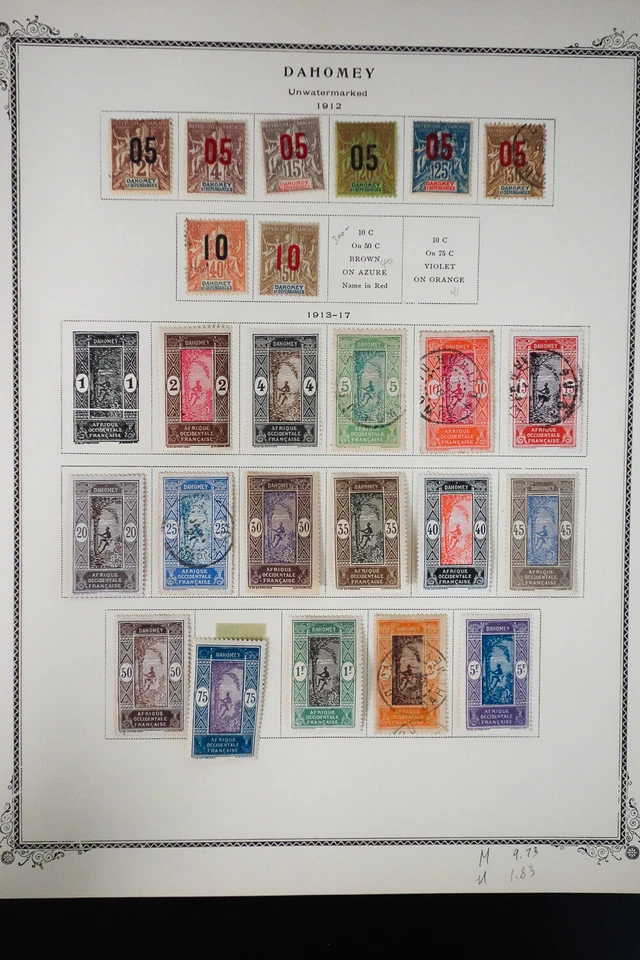 Dahomey 1800s to 1970s Stamp Collection - Image 2 of 4