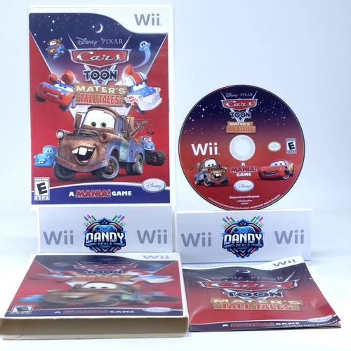 Cars Toon: Mater's Tall Tales CIB W/ Manual + Lenticular Sleeve - Wii