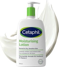Cetaphil Moisturising Lotion 236ml Face & Body Moisturiser For Normal To Dry