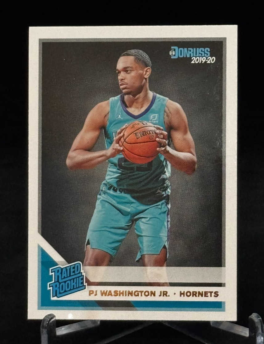 2019-20 Panini Donruss Rated Rookie #211 PJ Washington Jr. Charlotte Hornets