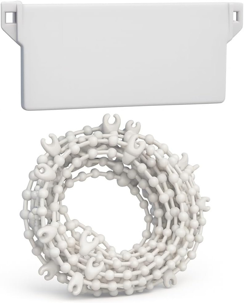 Vertical Blind Weights and Chains for 89Mm (3.5"") (10, White)