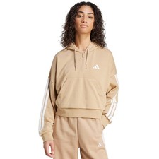 Bluza damska Essentials 3-Stripes French Terry Hoodie Quarter Zip beowa JX7676