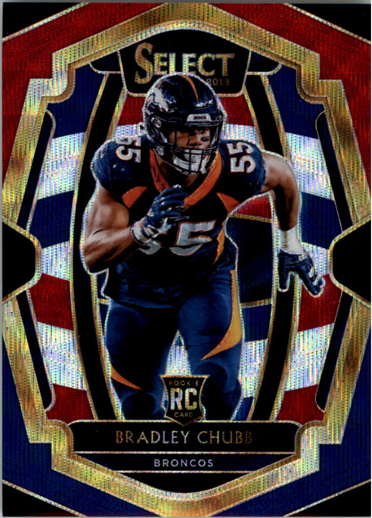2018 Select Prizm Tri Color #178 Bradley Chubb /199 - NM-MT