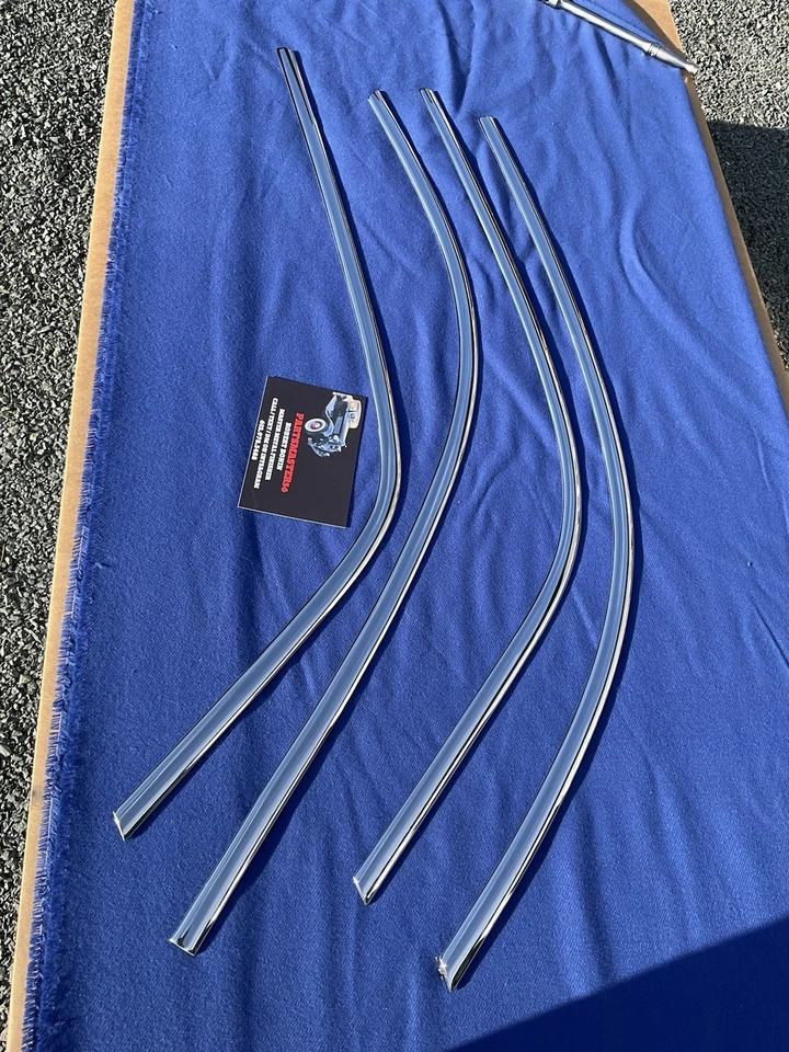 Chevrolet 1949 1950 1952 sedán de lujo estilo línea molduras molduras exhibición Foto 3 de 3