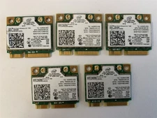 Lot of 5 - Intel Dual Band Wireless-AC 7260HMW WLAN WiFi Card