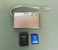 Nikon COOLPIX S60 Pink Compact Camera No Charger From Japan