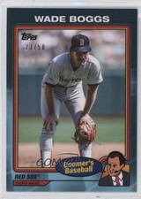 2024 Topps x Chris Berman Boomer's Baseball Teal 23/50 Wade Boggs #21 HOF 13ql