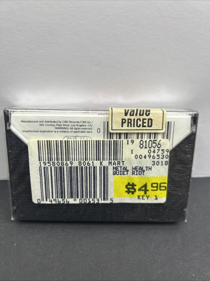 QUIET RIOT METAL HEALTH 1983 NEW SEALED CASSETTE NOS SEALED! - Image 2 of 4