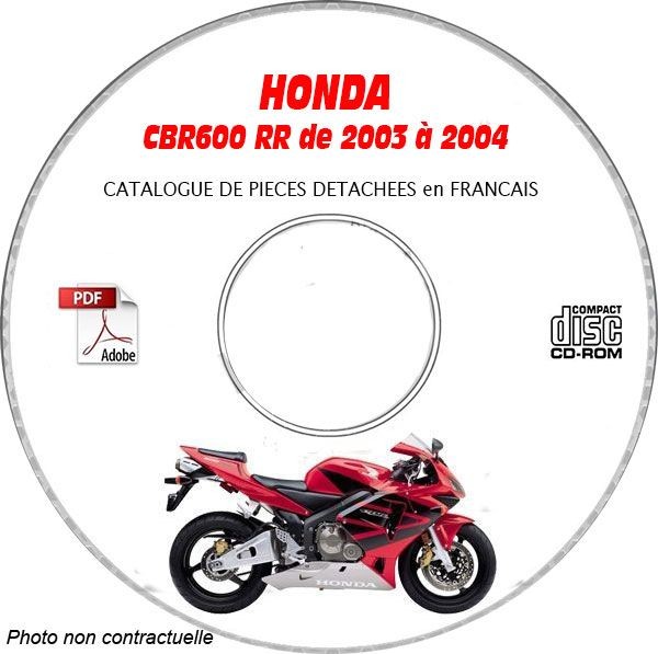 CBR 600RR 03-04 catalogue pièces mécanique sur support CDROM Honda