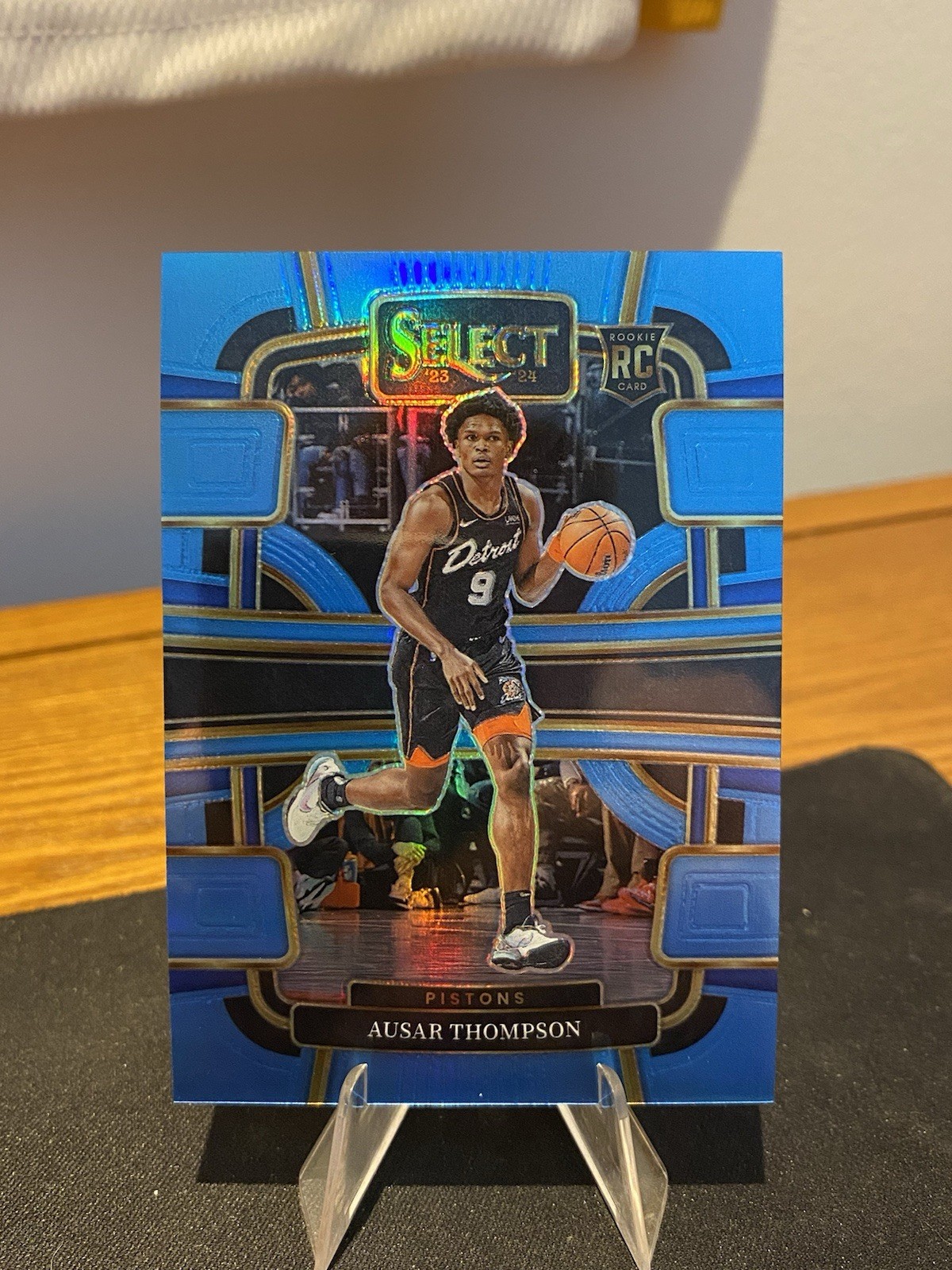 2023-24 Panini Select Rookie Light Blue Prizm #95 Ausar Thompson RC 93/299