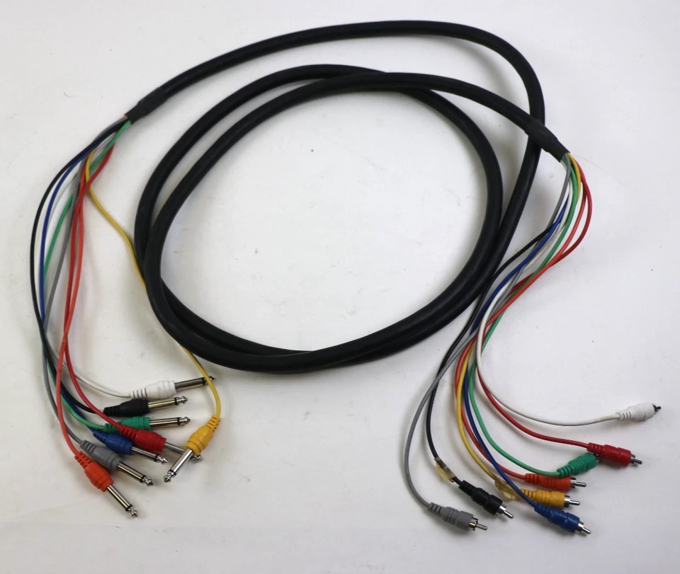9 ft *8 channel *RCA to 1/4" snake cable *works great *see pictures * - Image 3 of 3