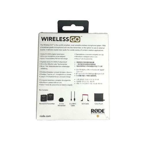 Rode Wireless GO Compact Microphone Kit System Sealed Box - Picture 3 of 7
