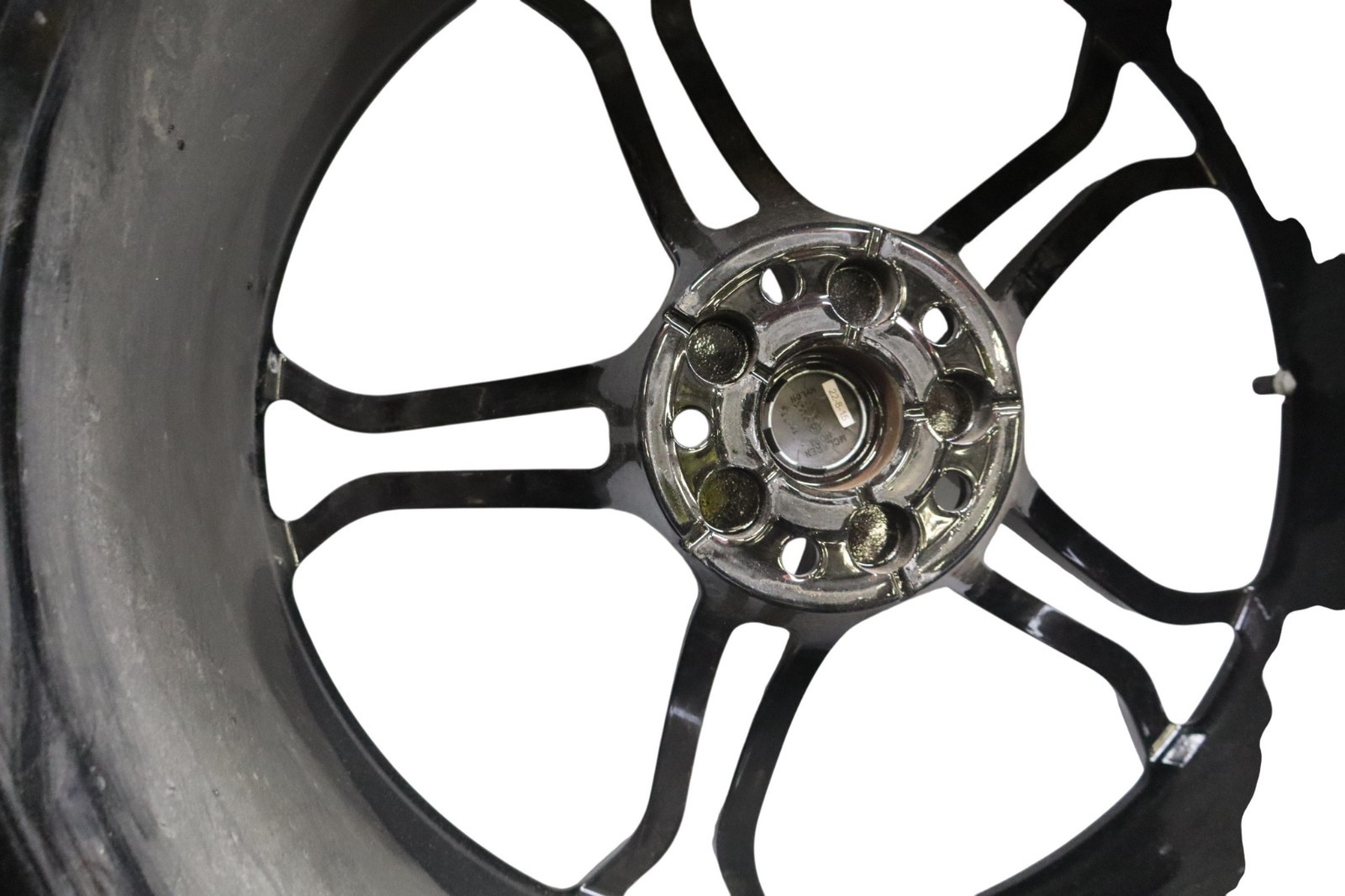 12-16 McLaren MP4-12C Rear Lightweight Wheel Rim 20 Inch W/ Tire *Damaged* Oem