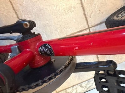 ①新品未開封 Bicycle ビンテージ バイシクル 赤 Rare red GT Zone Mid School BMX Bicycle Red Old Freestyle Survivor
