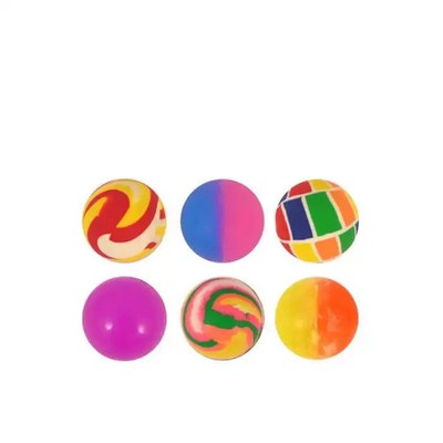 6 ALIENZ Marble Hi Bounce Balls For kids Toy Loot Party Bag Fillers Birthday