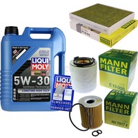 Inspektionspaket 5L Liqui Moly Longtime 5W-30 FüR VW Polo 1.2 TDI Seat Ibiza IV