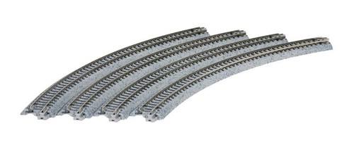 Kato 7078103 Gleis gebogen R 315-45°, 4 Stück, Spur N | Condition: Neu