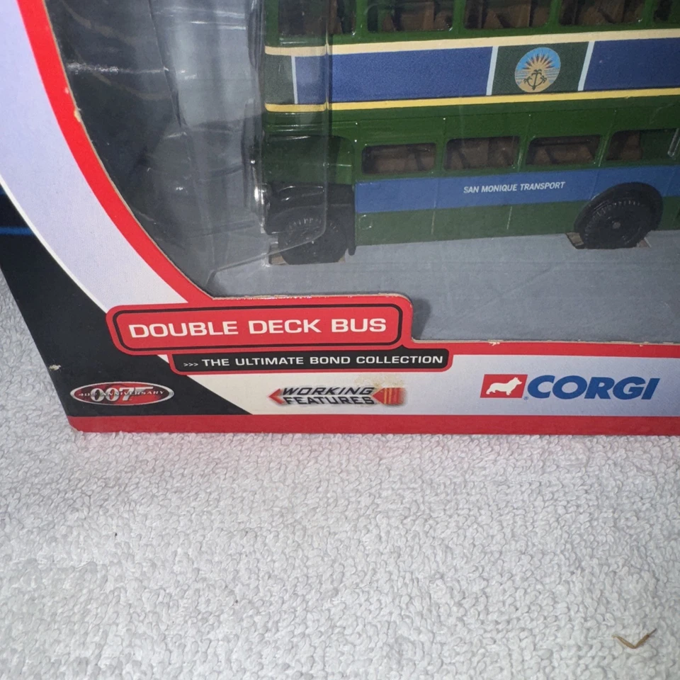2002 Corgi James Bond 007 40th Anniv. Ultimate Double Deck Bus Diecast - Image 4 of 4