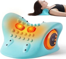 Portable Neck Shoulder Massager with Heat, 3 Speeds for Home Office Travel &Gift