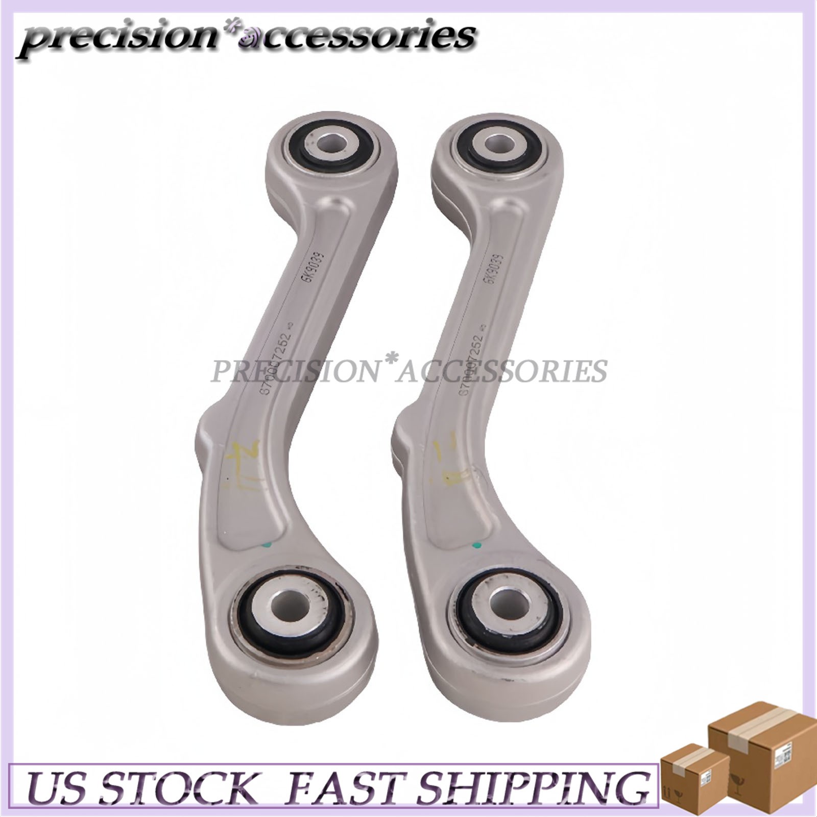 670007252 For Maserati Ghibli Quattroporte 14+ 2X Rear Upper/Lower Control Arms