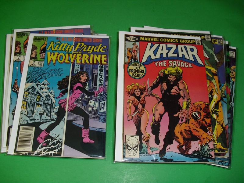 Lot of 32 Kitty Pride Wolverine, Fallen Angels, Kazar comics + more! 1-6 1-8
