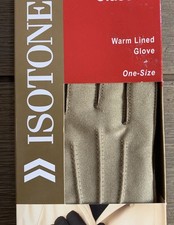Isotoner Gloves Women  s Classic Warm Lined One Size Camel Color New Winter