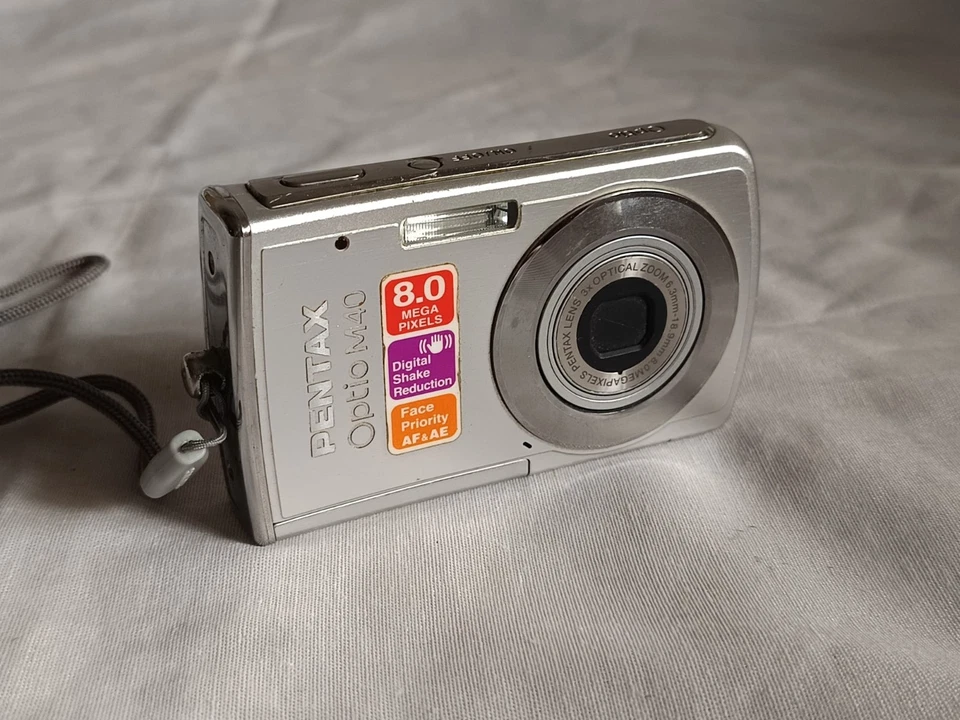 Fotocamera Pentax Optio M40 con Batteria, Caricabatteria, Cd e Documentazione - Imagen 3 de 4