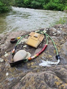Bonebreaker Balearic Sling Handmade Military Grade 750 Cord Pocket Weapon Olive