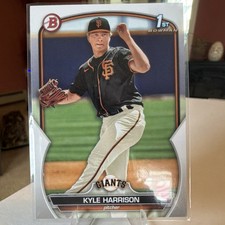 Topps 2022 Bowman Kyle Harrison BP-93 1st Bowman Prospect Rookie Giants