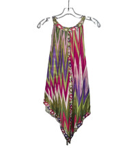 Vintage 1960s Emilio Pucci for Formfit Rodgers ZigZag Chevron Print Night Gown