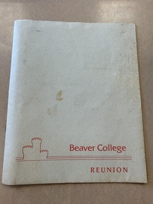 Beaver College Empty Reunion Folder c1987 Grey Towers Castle Map Glenside