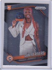 2025 Panini Prizm WNBA #150 Saniya Rivers Rookie Card