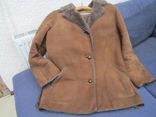 MORLANDS Vintage Ladies Real Sheepskin Coat, Size 10-12  VGC