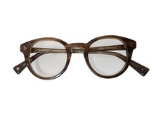 Garrett Leight For Mark Mcnairy Monroe Ech 43[]23 Tortoise Round Glasses Frames 
