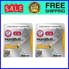 2 Pack ARM  HAMMER HardBall Lightweight Clumping Cat Litter, Multi-Cat, 10.5 lb