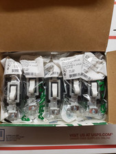 (BOX OF 5) CS120-BW AC SWITCH SINGLE POLE (WHITE)