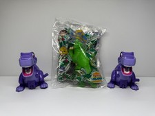 Vintage Burger King LAND BEFORE TIME 1997 Kids Meal Toys - Lot of 3 1 NEW