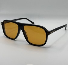 Tom Ford Guillaume Sunglasses FT1208 Black Yellow Lens