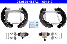 Bremsbackensatz Original ATE TopKit 03.0520-4817.3 für VW SKODA SEAT POLO CITIGO