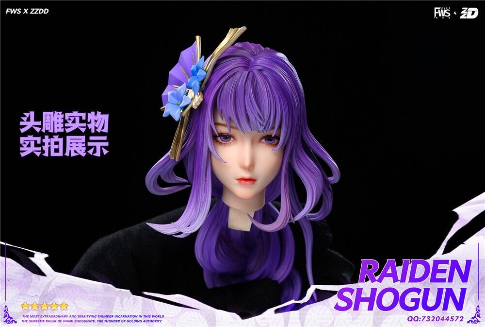 FWS/ZZDD Studio Raiden Genshin Impact Shogun Resin Statue in stock