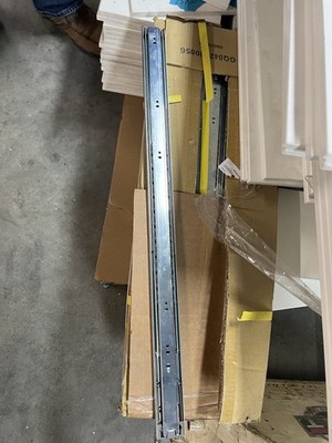 New! 28'' Soft Close Drawer Slides Full Extension 100lb Load Zinc Finish Pair (2)