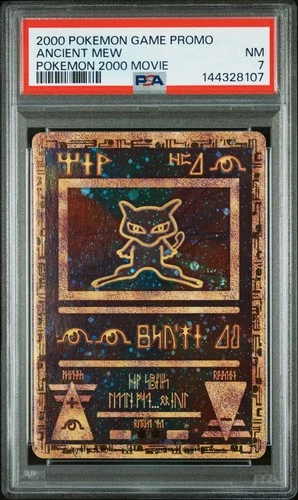 2000 POKEMON GAME MOVIE POKEMON 2000 MOVIE ANCIENT MEW PSA 7
