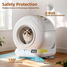 NEW Self Cleaning Cat Litter Box, Automatic C...