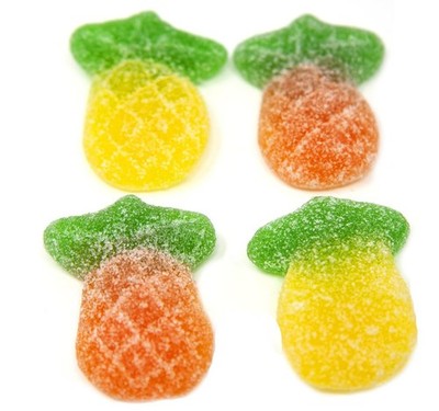 Sour Pineapples Gummy Candy Candies 5 Pounds Free Shipping
