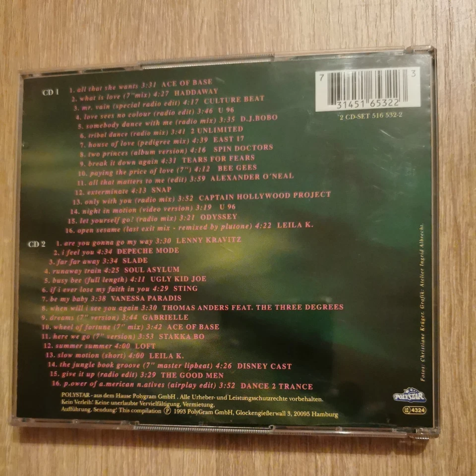 Sahnestücke 93 - Die besten internationalen Hits von Sahne... | CD | Zustand gut - Bild 2 von 2