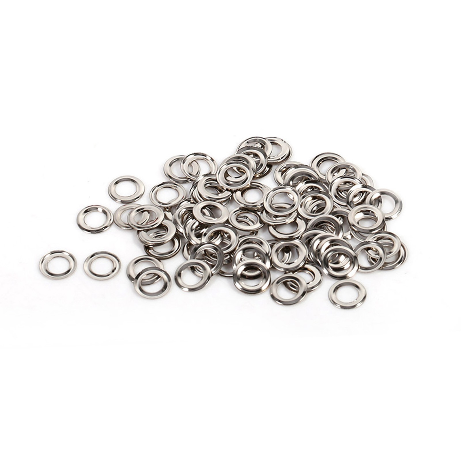 100Sets 4mm Metal Eyelets Scrapbooking Card Hole Leather Garment Accessories