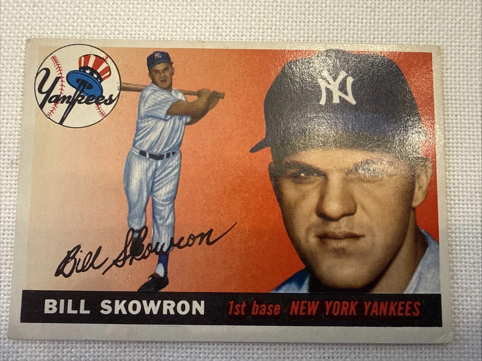 1955 Topps Bill Skowron #22 EXCELLENT CONDITION