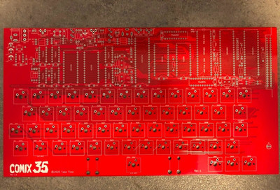 8 Bit Computer COMIX-35 PCB + IC-Set + Kleinteile für Neuaufbau